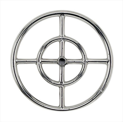 12" Stainless Steel Fire Pit Ring Burner