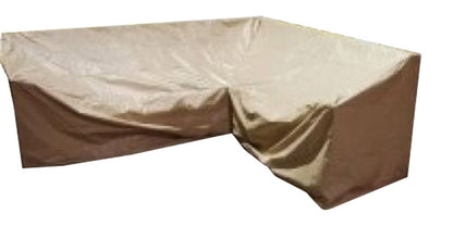 All Weather Outdoor Furniture Cover - 6 Piece Sectional Left Weighted
