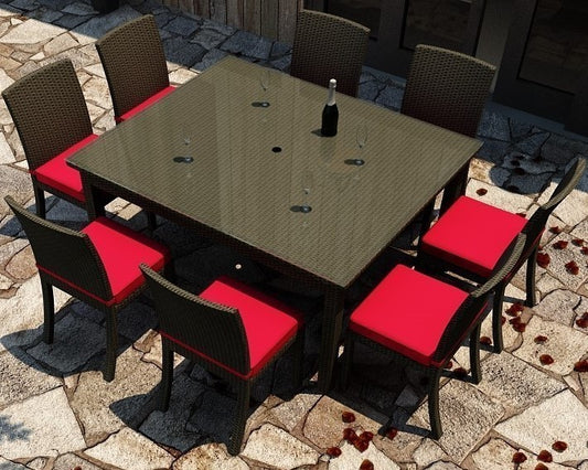 Cabo Square Dining Set- 9 Piece