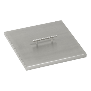 Stainless Steel Square Fire Pit Cover Lid