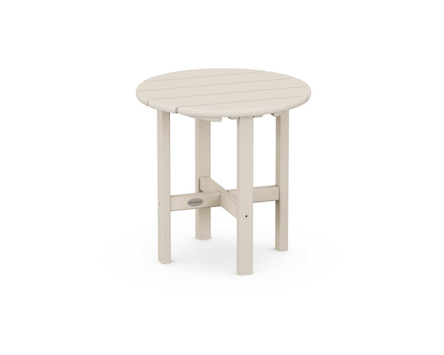POLYWOOD 18" Round Side Table