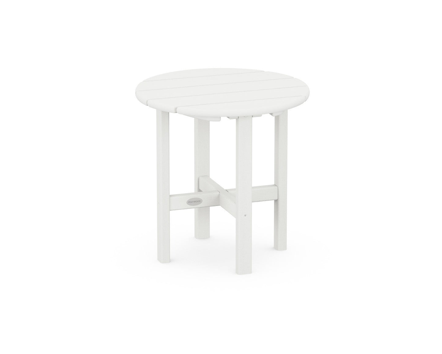 POLYWOOD 18" Round Side Table