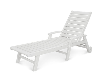 POLYWOOD Signature Chaise with Wheels