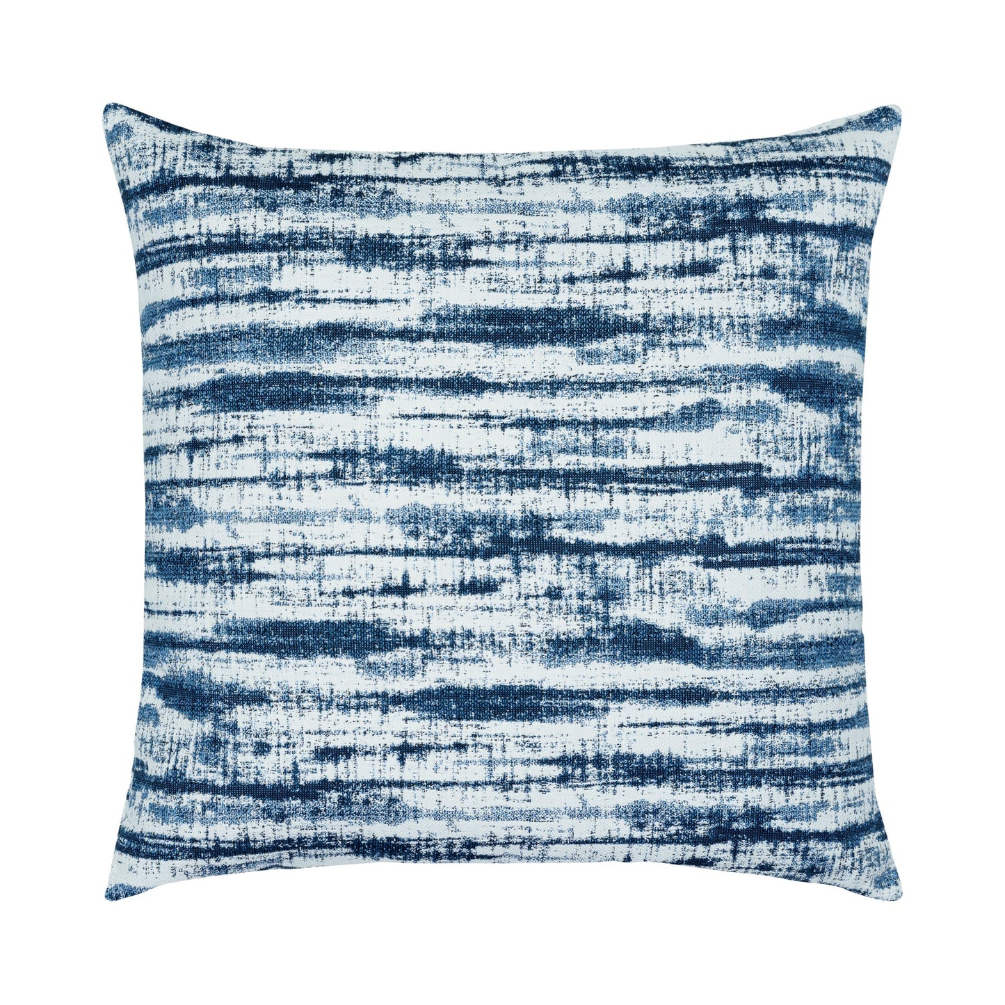 Elaine Smith Linear Indigo* Outdoor Pillow 22" x 22"