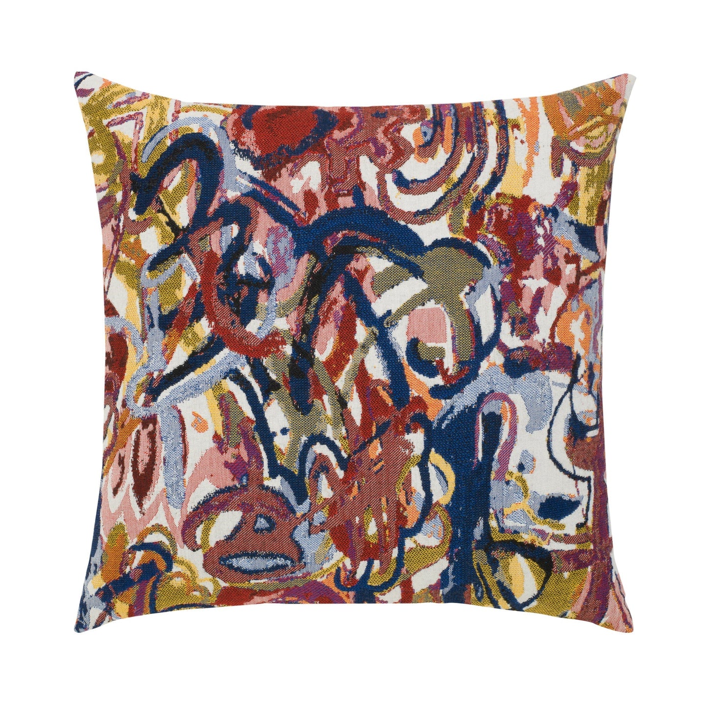 Elaine Smith Graffiti, Double Sided Outdoor Pillow 22" x 22"