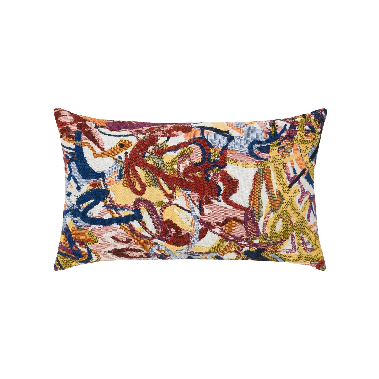 Elaine Smith Graffiti, Double Sided Outdoor Pillow 12" x 20"