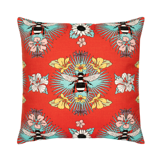 Elaine Smith Outdoor Tropical Bee Red