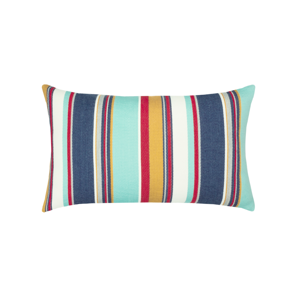 Elaine Smith Outdoor Sicily Stripe Lumbar