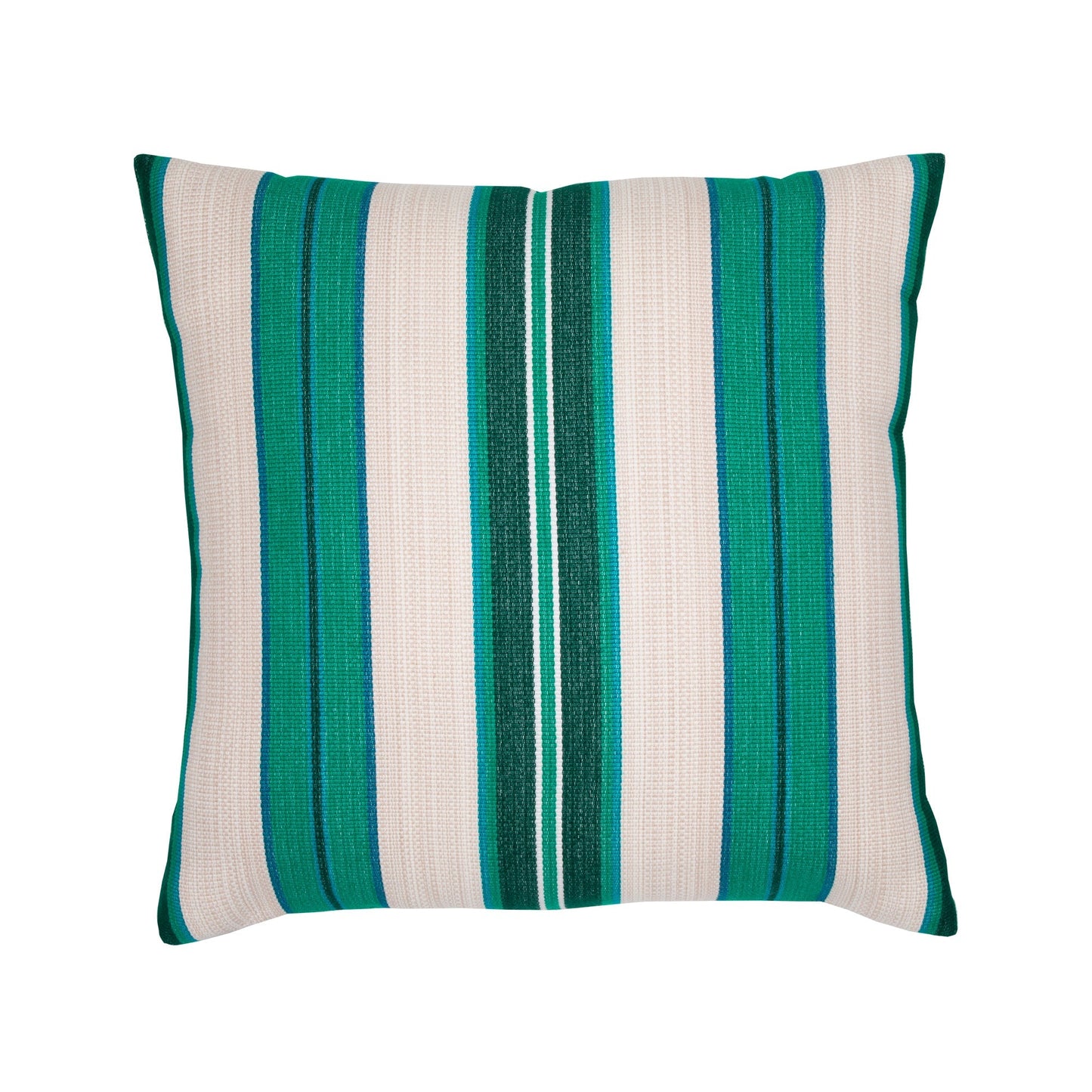 Elaine Smith Fortitude Emerald Outdoor Pillow 20" x 20"