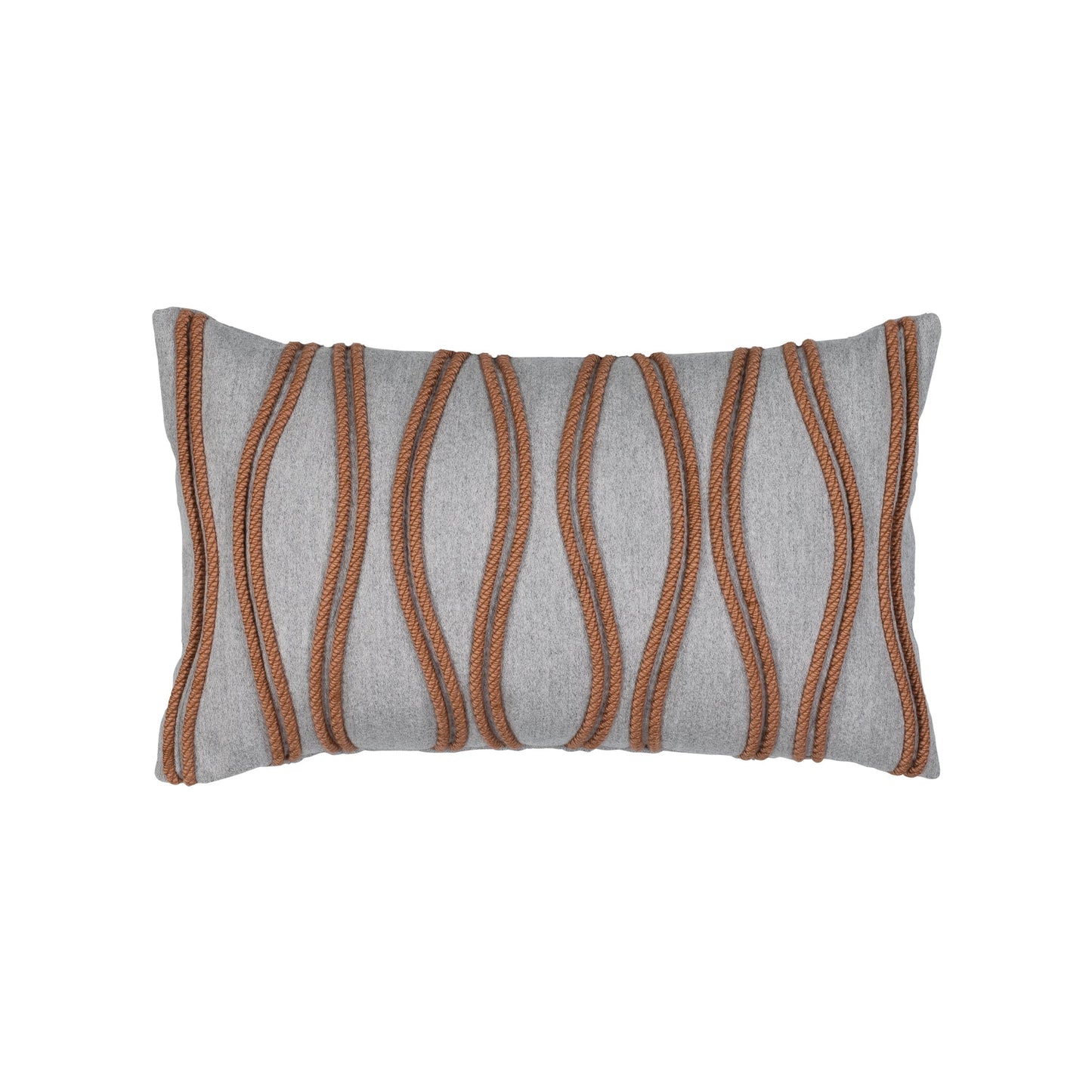 Elaine Smith Ripple Sienna Outdoor Pillow 12" x 20"