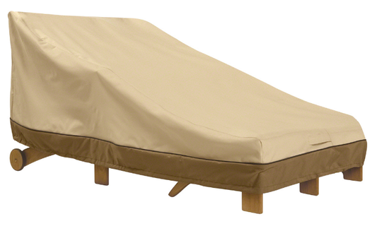 Outdoor Double Wide Chaise Lounge Cover