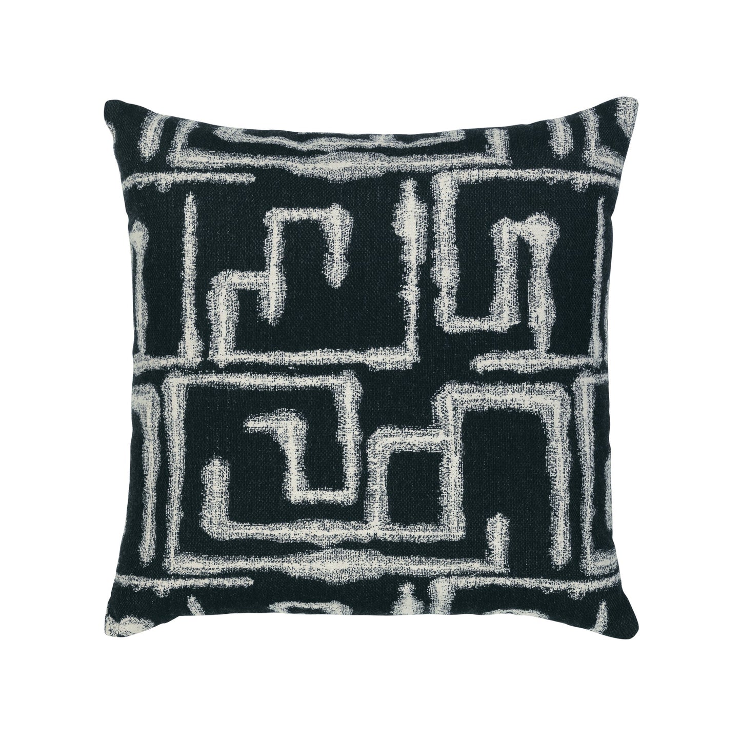 Elaine Smith Kasai Ebony Outdoor Pillow 20" x 20"