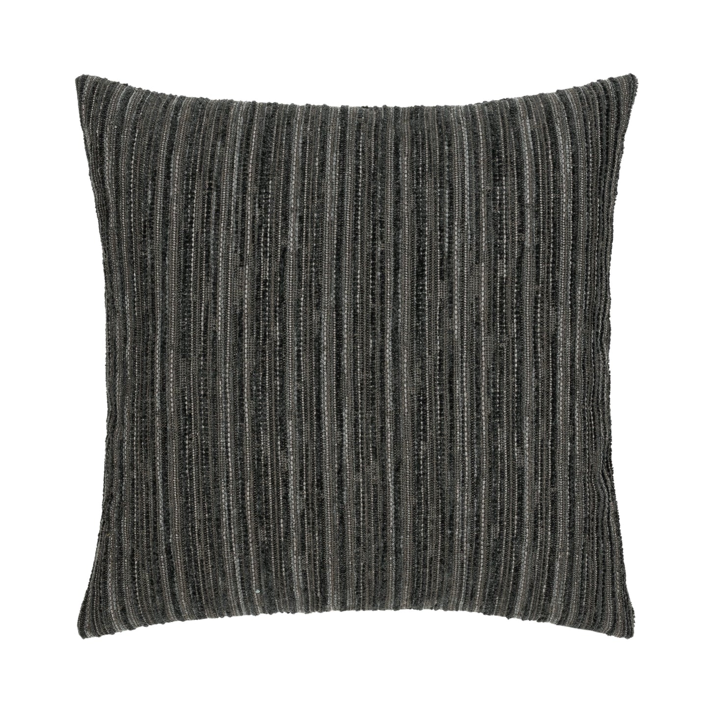 Elaine Smith Luxe Stripe Charcoal* Outdoor Pillow 22" x 22"