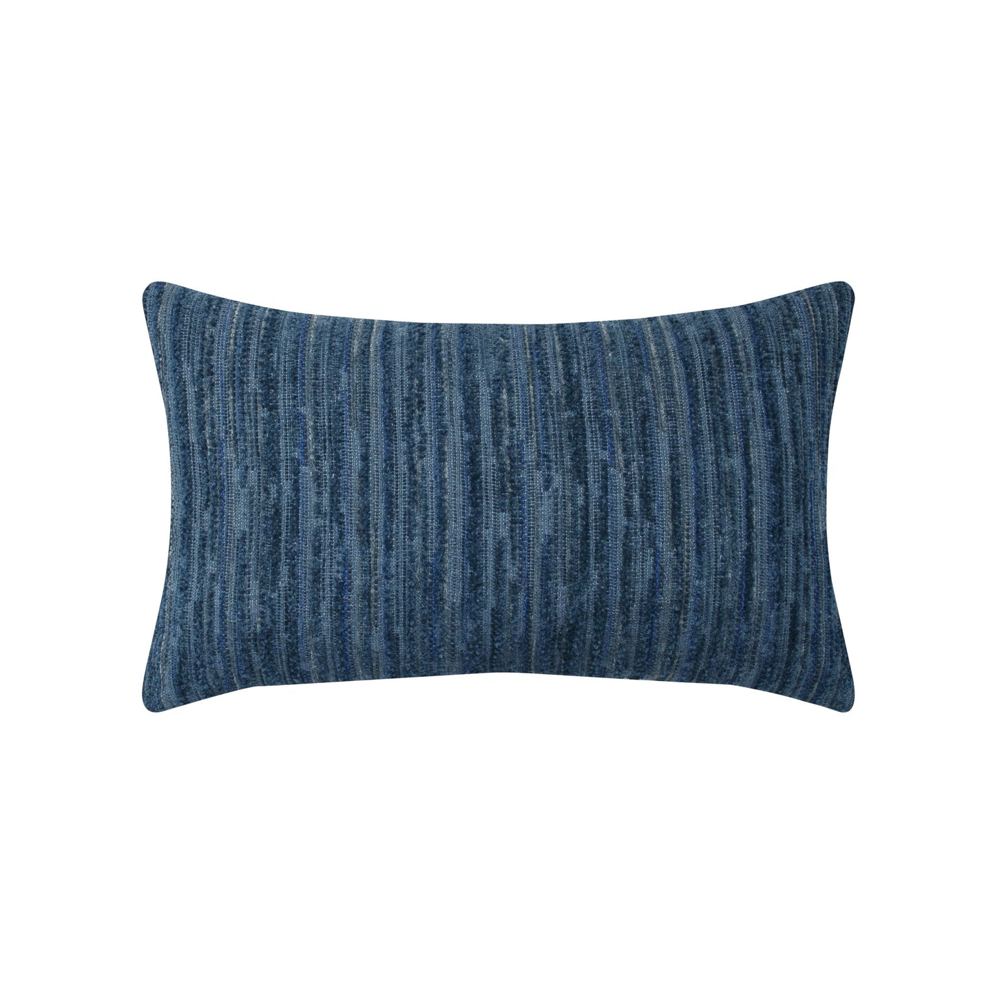 Elaine Smith Luxe Stripe Indigo Outdoor Pillow 12" x 20"