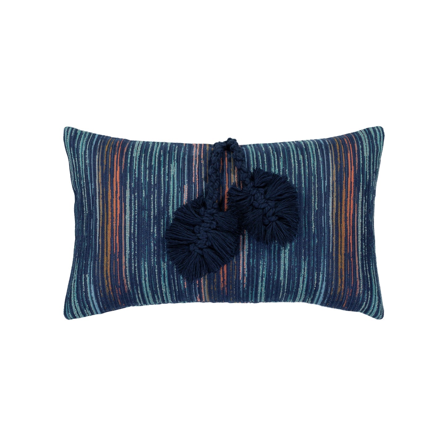 Elaine Smith Ingenuity Indigo Outdoor Pillow 12" x 20"