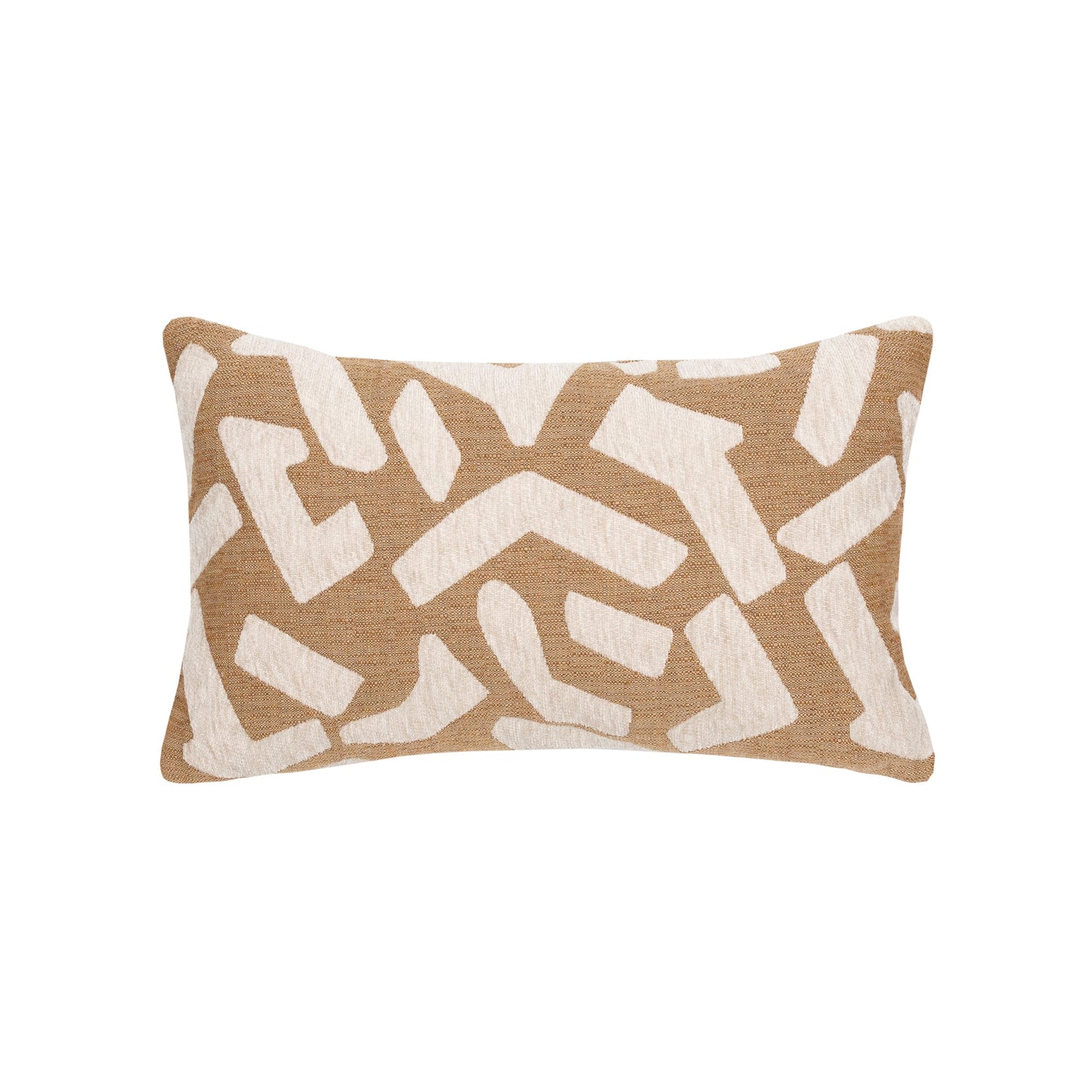 Elaine Smith Fascination Caramel Outdoor Pillow 12" x 20"