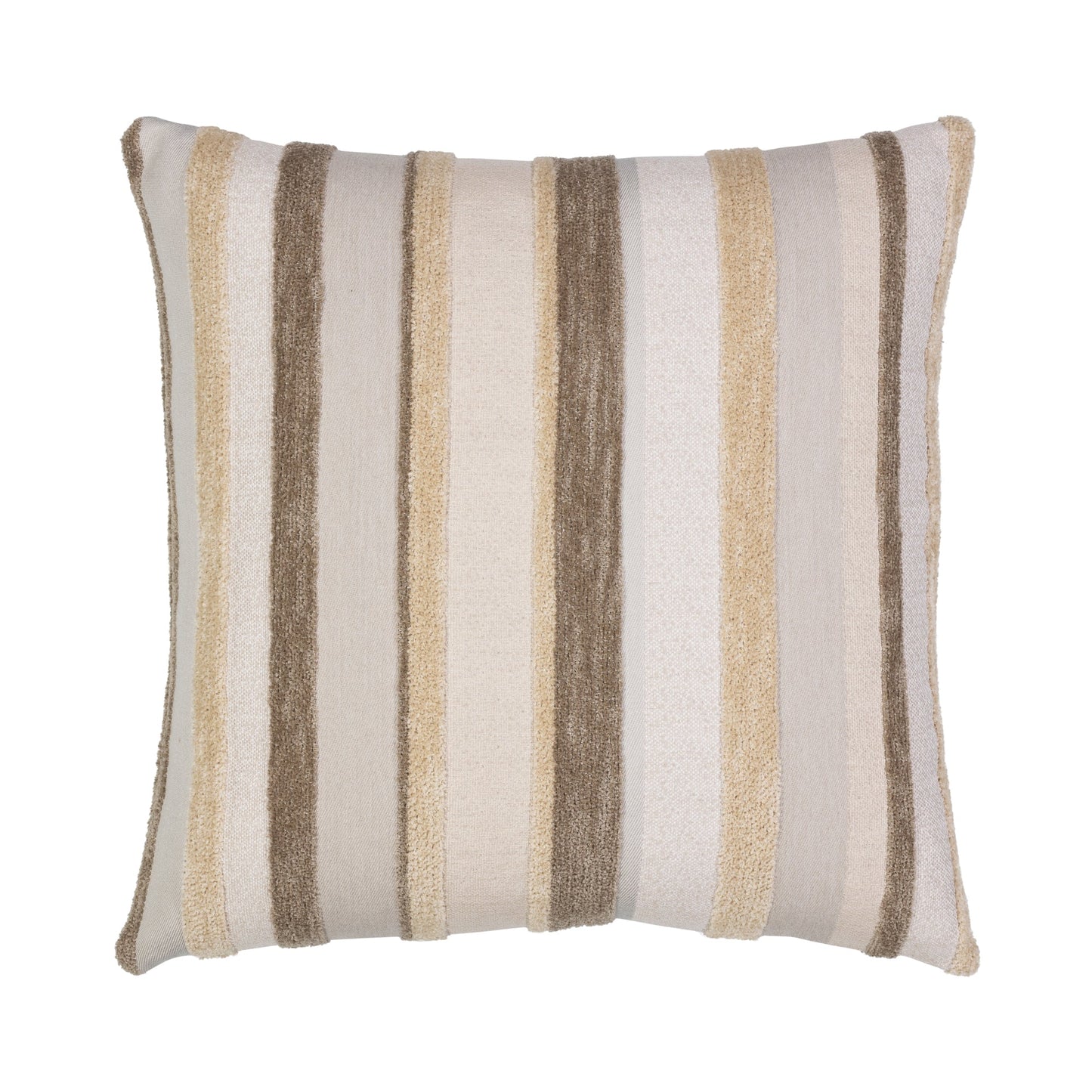 Elaine Smith Luxe Channel Latte Outdoor Pillow 22" x 22"