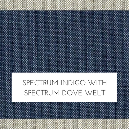 Spectrum Indigo with Spectrum Dove Welt