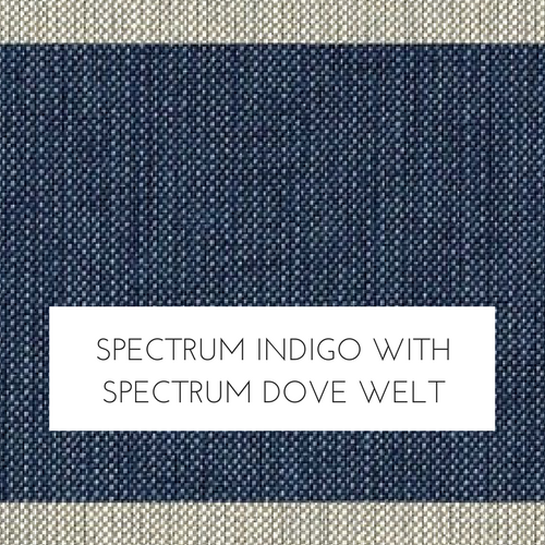 Spectrum Indigo with Spectrum Dove Welt