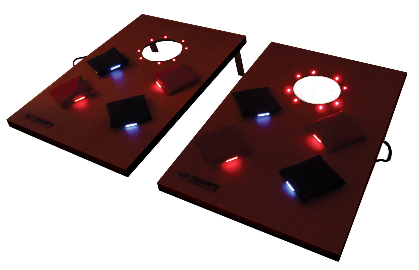 LED Lighted Tournament Bag Toss (Night Boards) - Glow in the dark!