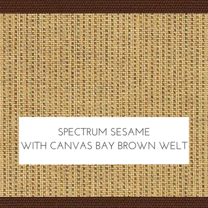 Spectrum Sesame with Canvas Bay Brown Welt