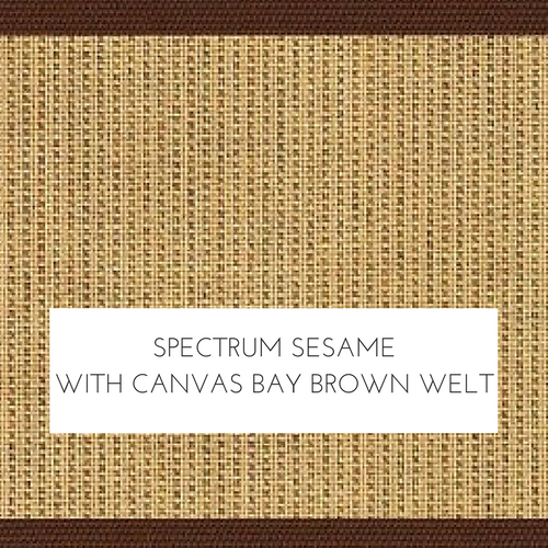 Spectrum Sesame with Canvas Bay Brown Welt