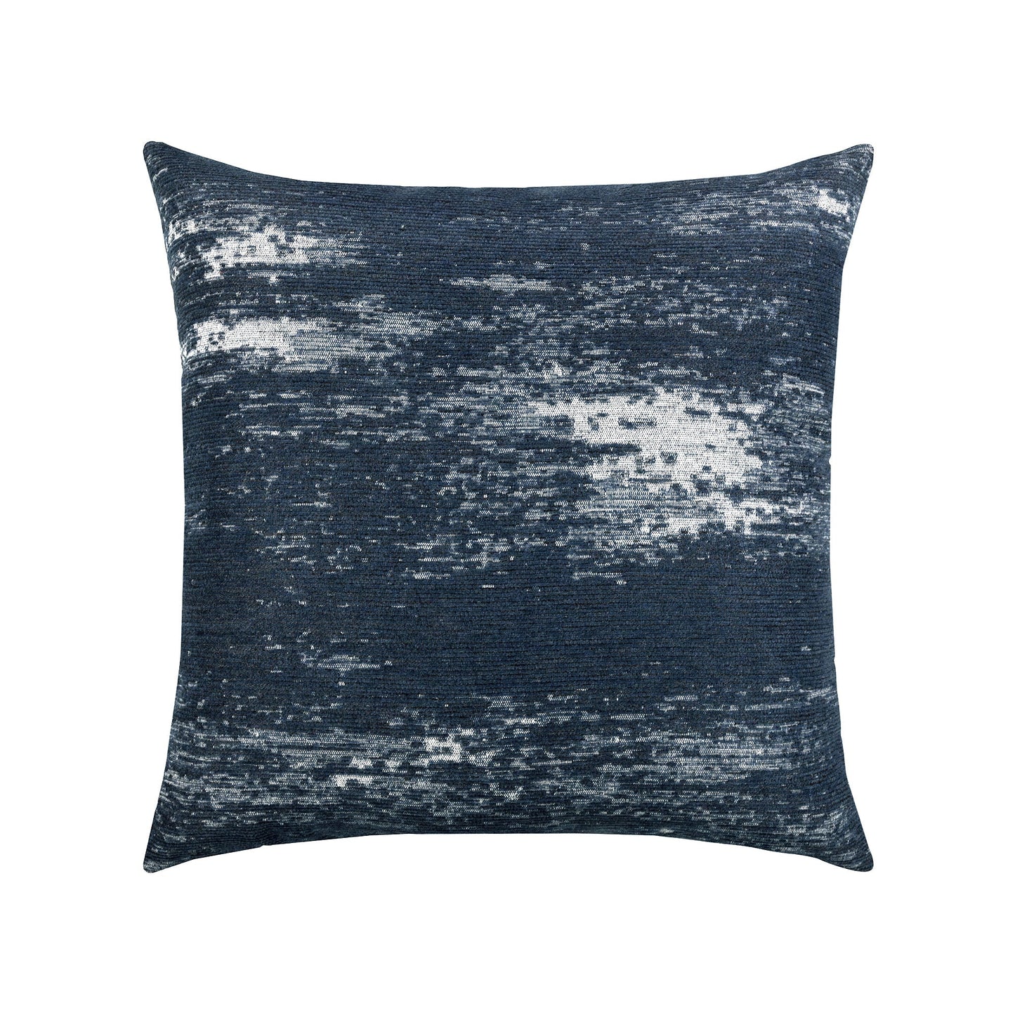 Elaine Smith Distressed Indigo Outdoor Pillow 20" x 20"