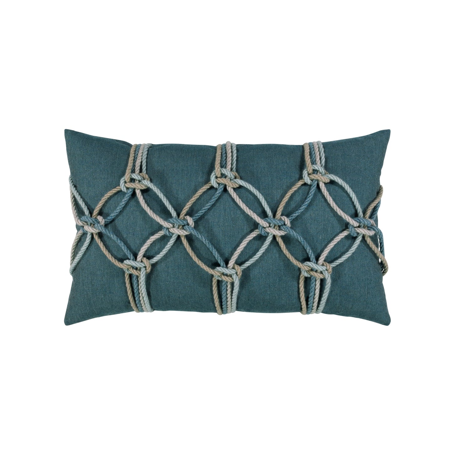 Elaine Smith Lagoon Rope Outdoor Pillow 12" x 20"