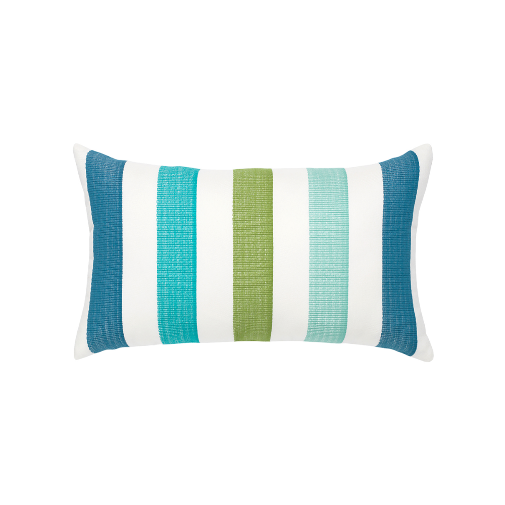 Elaine Smith Outdoor Rhodes Stripe Lumbar