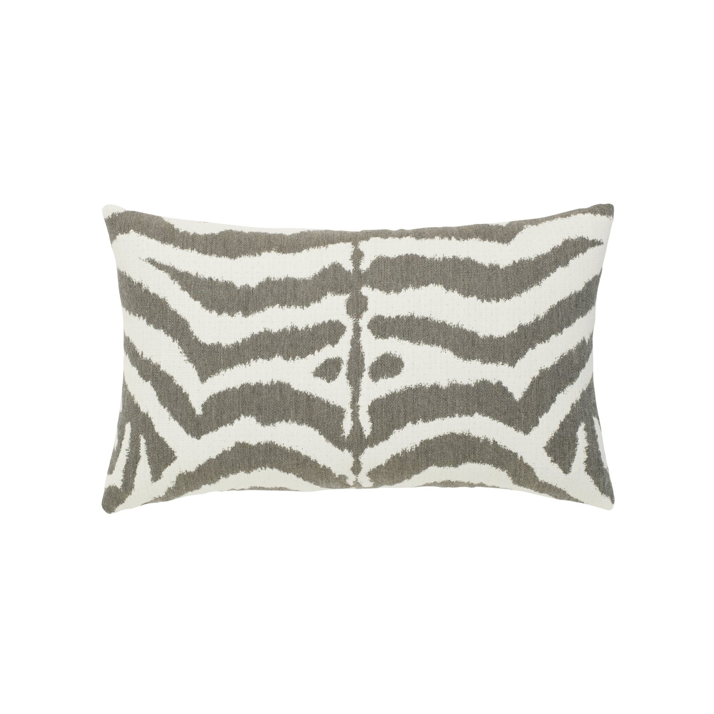 Elaine Smith Zebra Gray Outdoor Pillow 12" x 20"