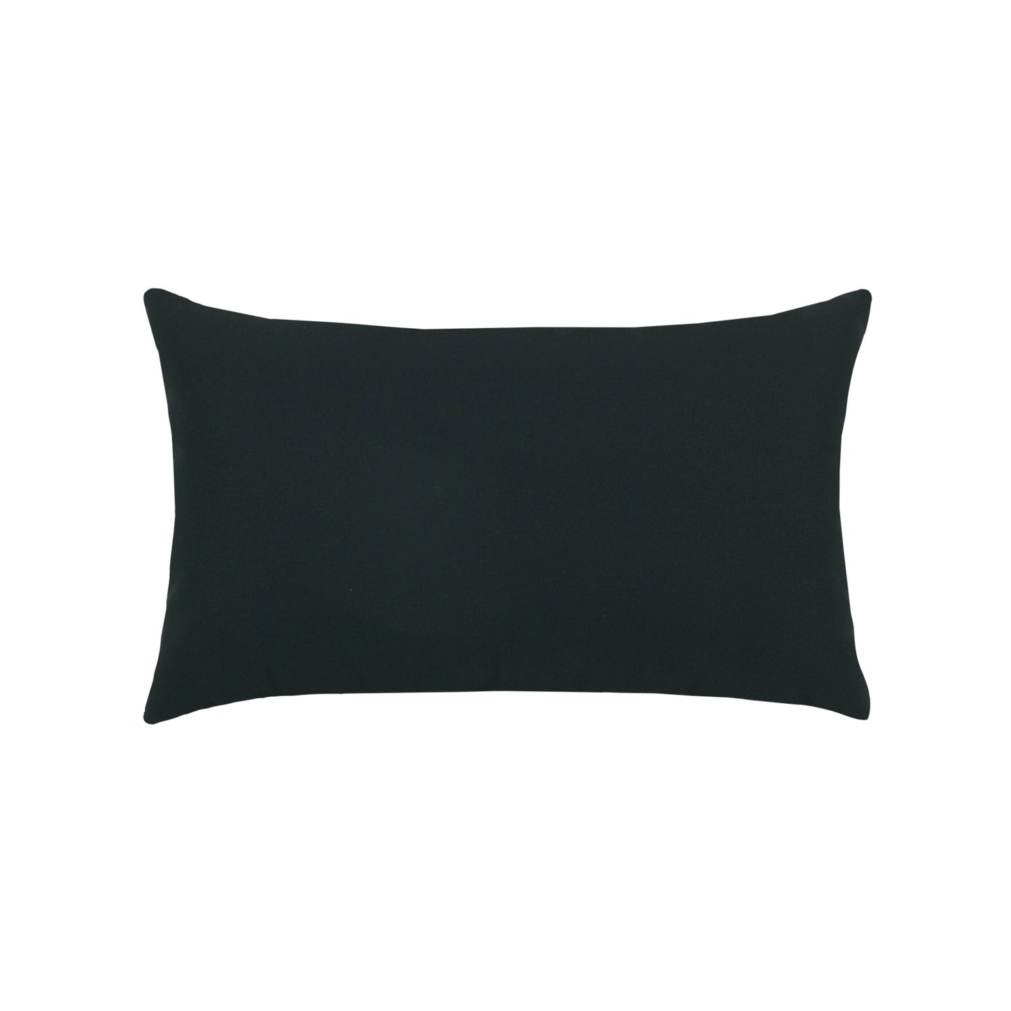 Elaine Smith Canvas Black Outdoor Pillow 12" x 20"