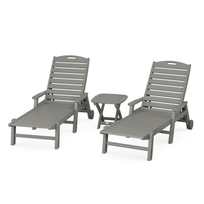 Polywood Nautical 3-Piece Chaise Set