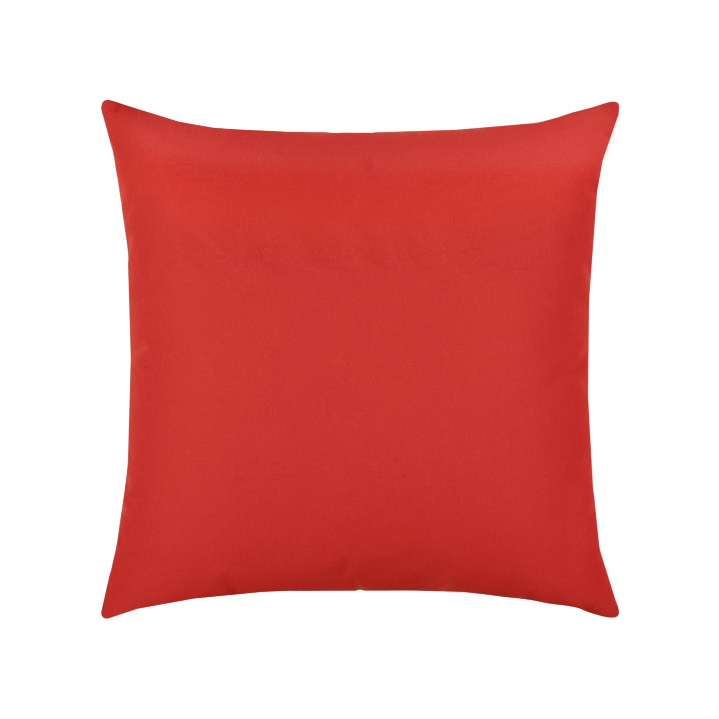 Elaine Smith Canvas Logo Red Outdoor Pillow 20" x 20"