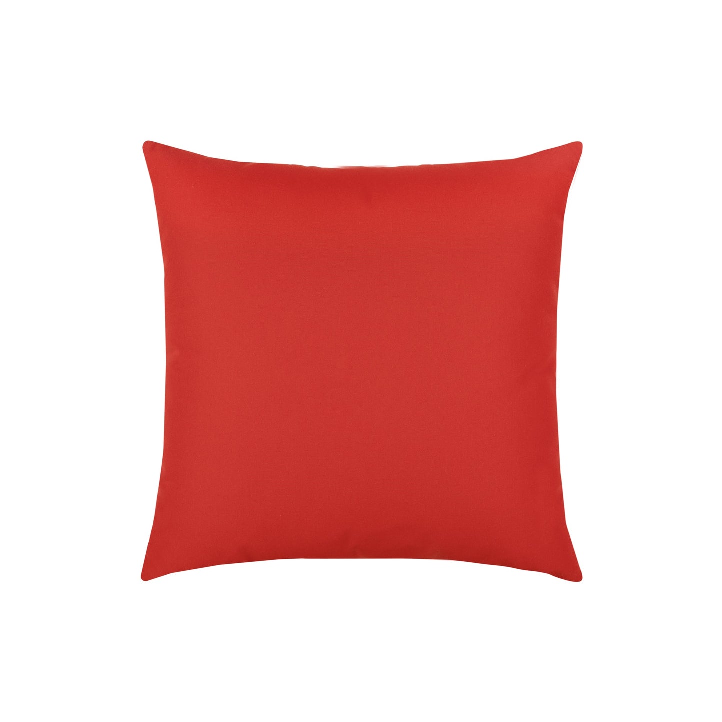 Elaine Smith Canvas Logo Red* Outdoor Pillow 17" x 17"