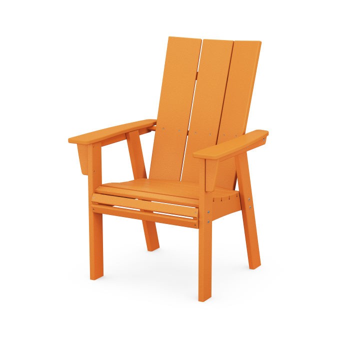 Polywood Modern Curveback Adirondack Dining Chair