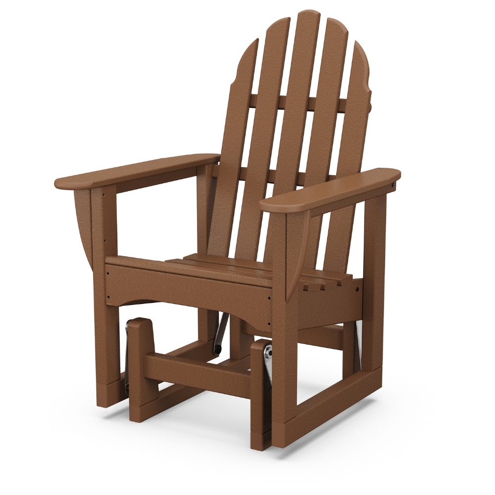 Recycled plastic online adirondack glider chairs