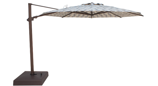 11' Cantilever Outdoor Umbrella with Double Wind Vents