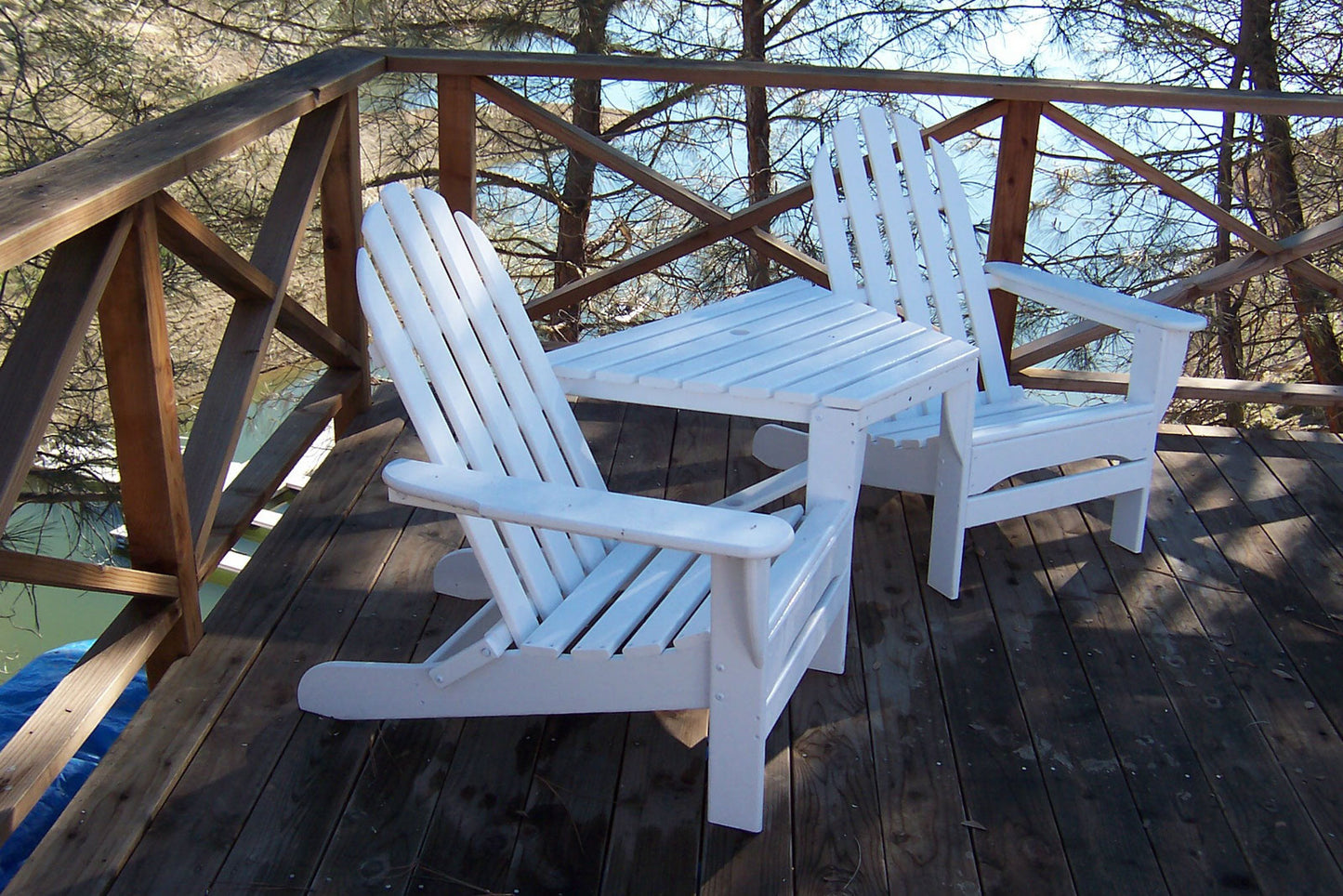 Adirondack Tête-À-Tête recycled plastic Polywood outdoor furniture live image