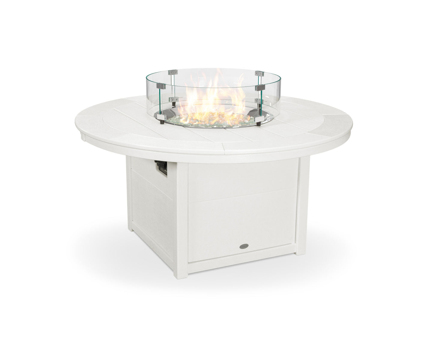 POLYWOOD 48 Inch Round Fire Pit Table