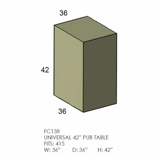 Universal 42 Pub Table Furniture Cover