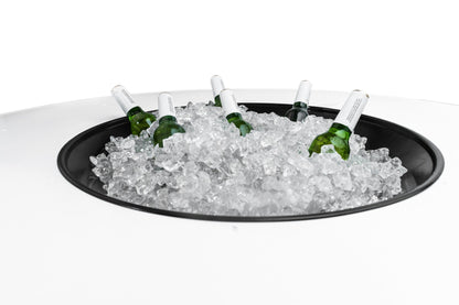 Convert your table into an ice table with the ice bucket insert.   