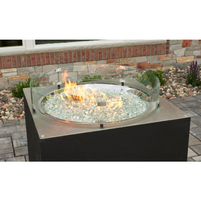 Round Fire Table Fire Wind Guard 28