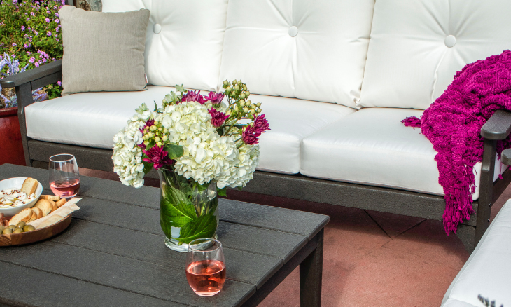 POLYWOOD Vineyard Deep Seating Sofa All Backyard Fun