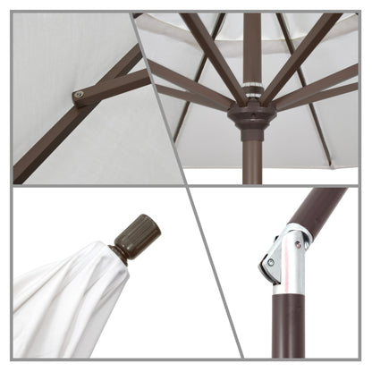 11' Traditional Outdoor Umbrella with Double Wind Vents