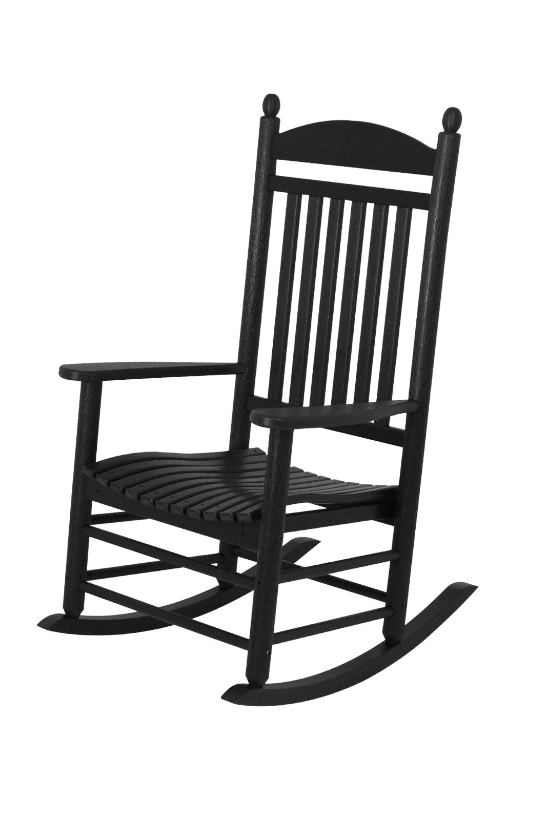 jefferson recycled plastic rocker chair black