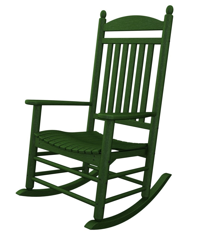 jefferson recycled plastic rocker chair  green