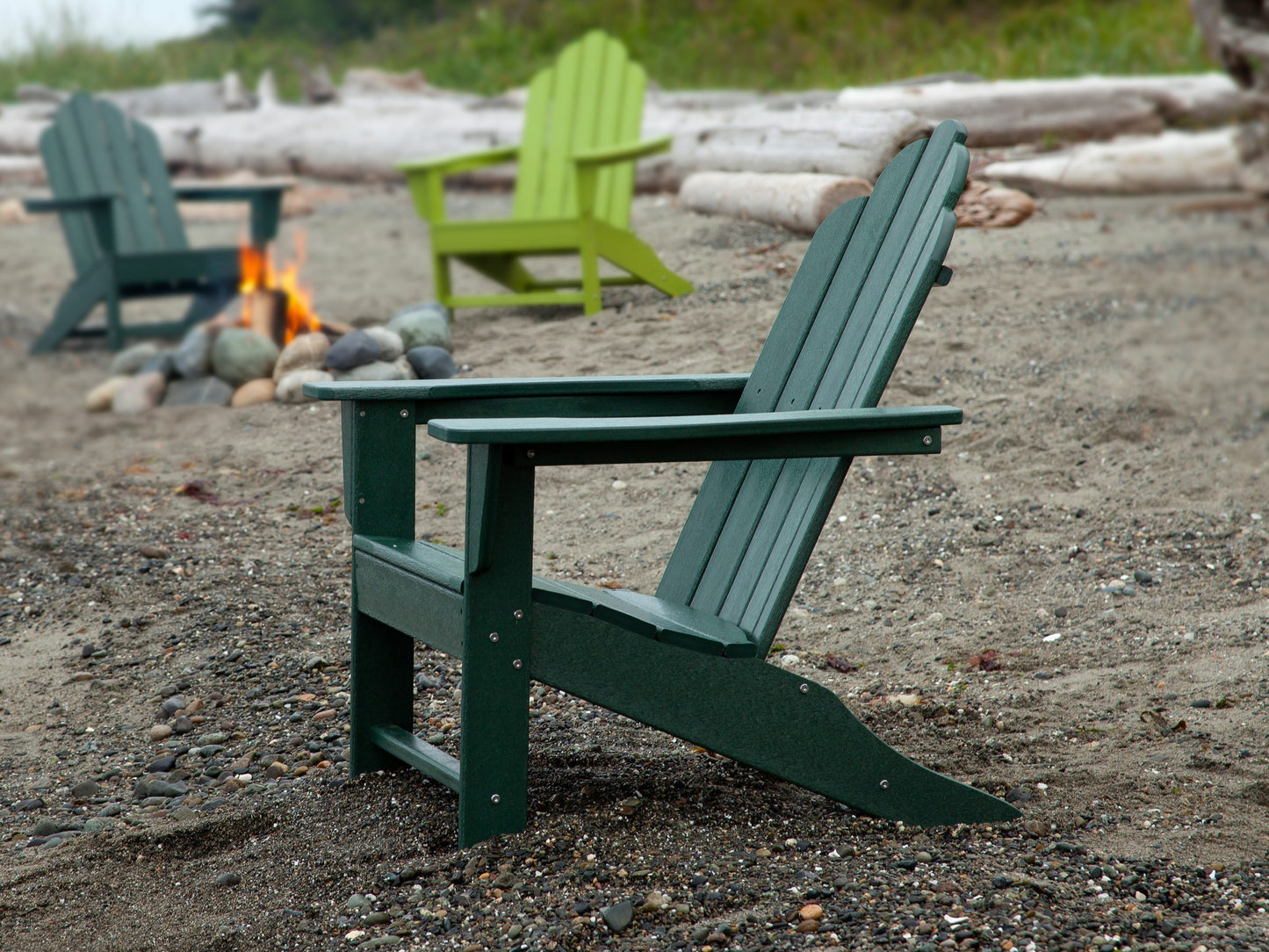 POLYWOOD Long Island  Recycled Plastic Adirondack Chair