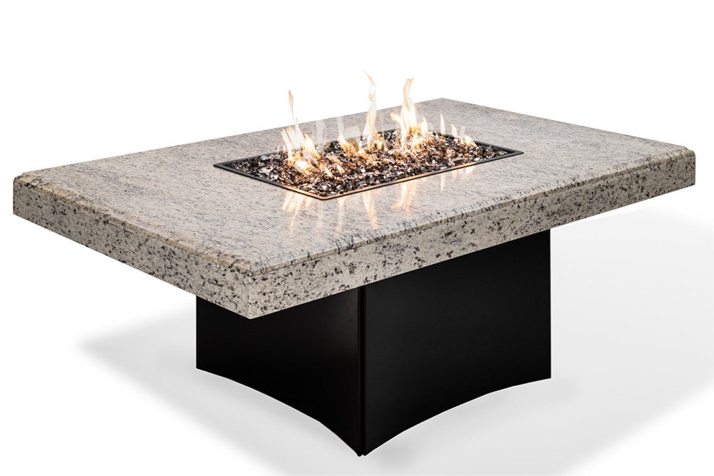 Oriflamme Mediterranean Rectangle Gas Fire Table All Backyard Fun