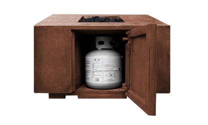 Prism Porto 68 Concrete Fire Table (Enclosed Propane Unit)