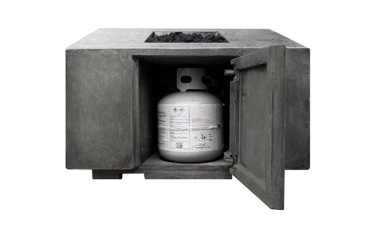 Prism Porto 68 Concrete Fire Table (Enclosed Propane Unit)